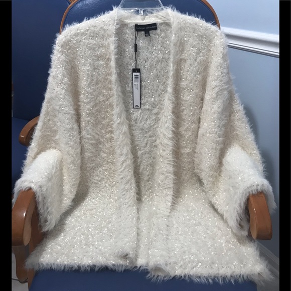 Catherine Malandrino ribbon& eyelash knit cardigan - Picture 8 of 16